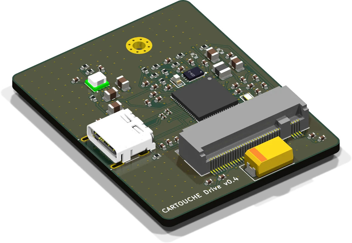 Éclair board, 3D render